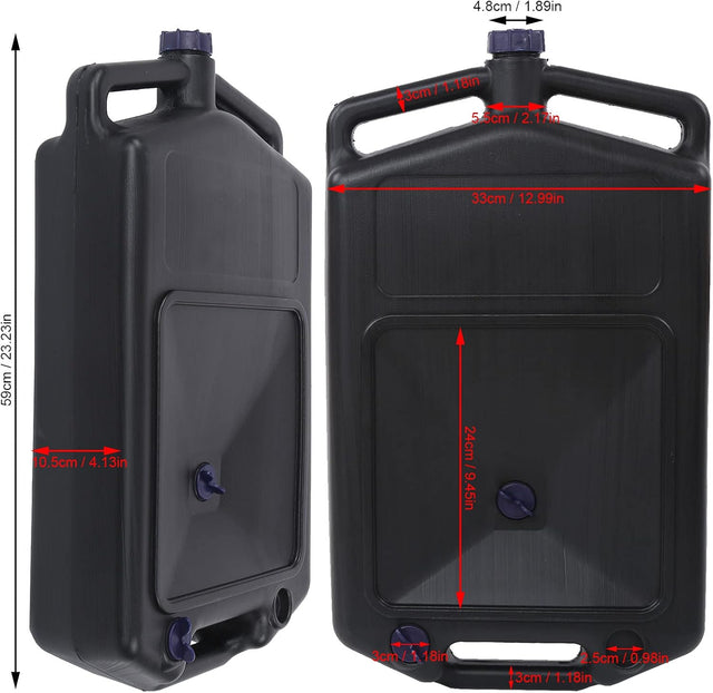 Discusta Oil Discusta Oil Codiante Oil Discusta Vary 8L Waste Oil Container for Leakage Large Capacity for Motorcycles for Cars with 3 Openings