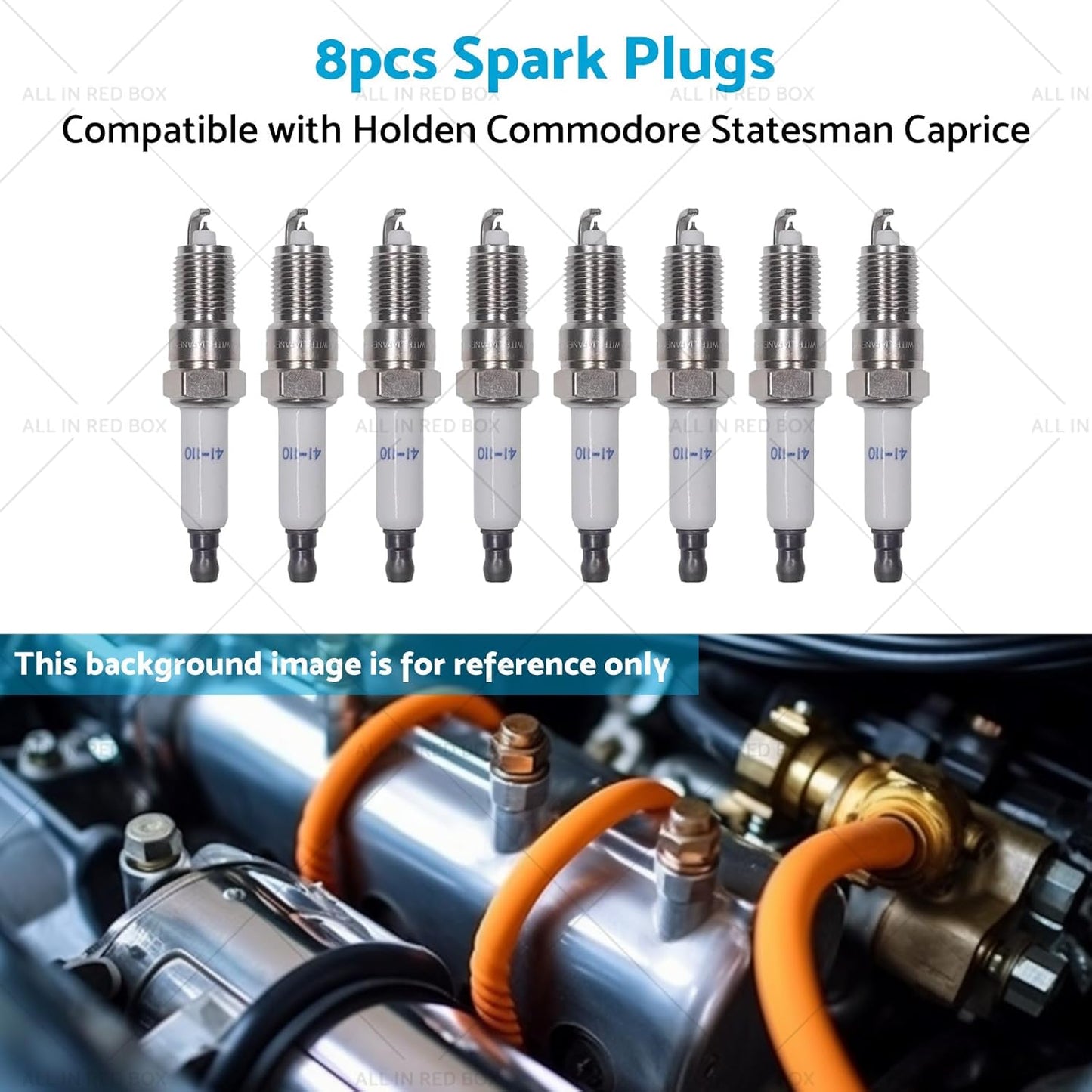 8PCS Spark Plugs Replacement Compatible with Holden VT VX VY VZ VE VF SS V8 LS1 LS2 LS3