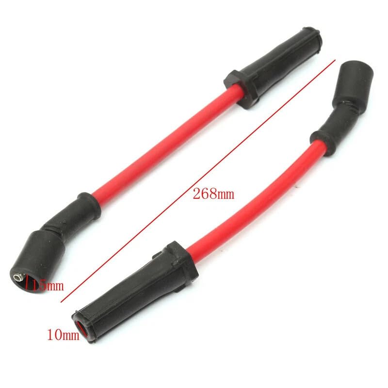 8mm LSx Spark Plug Wire Set 8pcs - Compatible with LS1 LS2 LS3 LS6 LS7 Engines - Fits Chevy Silverado Tahoe Suburban GMC Sierra Yukon Cadillac Escalade - Replaces 19005218 9748HH
