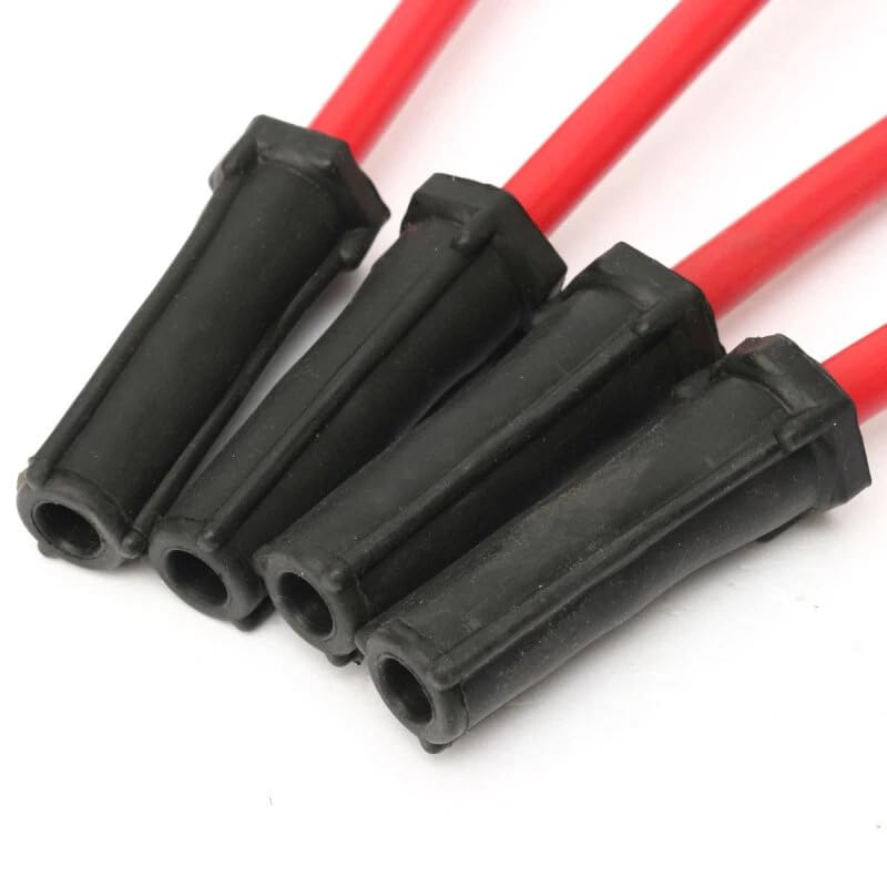 8mm LSx Spark Plug Wire Set 8pcs - Compatible with LS1 LS2 LS3 LS6 LS7 Engines - Fits Chevy Silverado Tahoe Suburban GMC Sierra Yukon Cadillac Escalade - Replaces 19005218 9748HH
