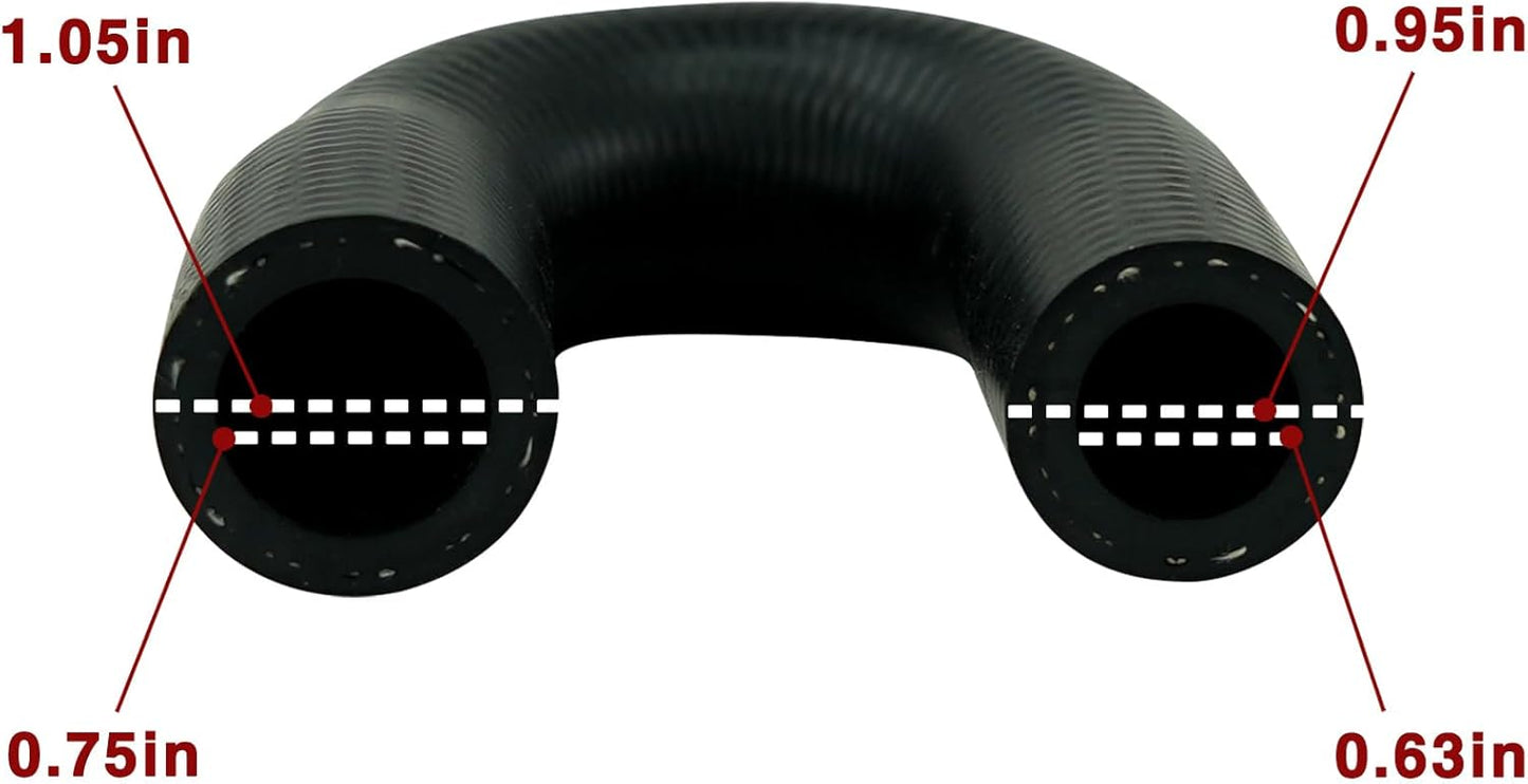 LS Heater Core Bypass Hose Coolant Crossover with Clamps Replacement for LS1 LS2 LS3 LS6 LS7 LH6 L92 L76 L92 L76 LY2 LZ1 L99 L96 L99 L96 LC8 L96 LC8 L77 LM7 LR4 LM4 L33 LQ4 LQ9 551699