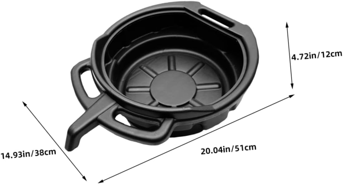 8l Oil Drain Pan and Waste Oil Container for Automotive Use for Car Maintenance and