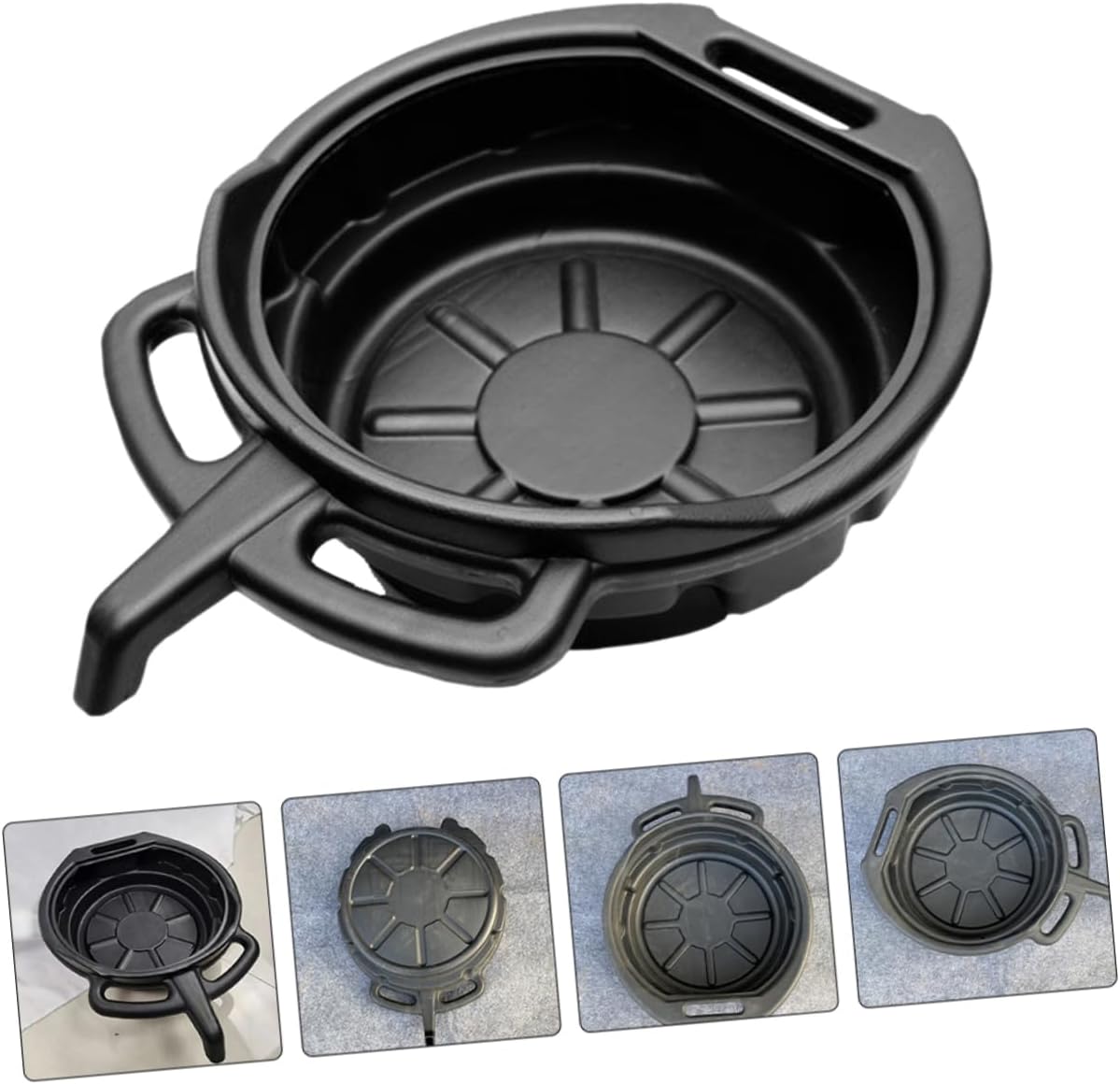 8l Oil Drain Pan and Waste Oil Container for Automotive Use for Car Maintenance and