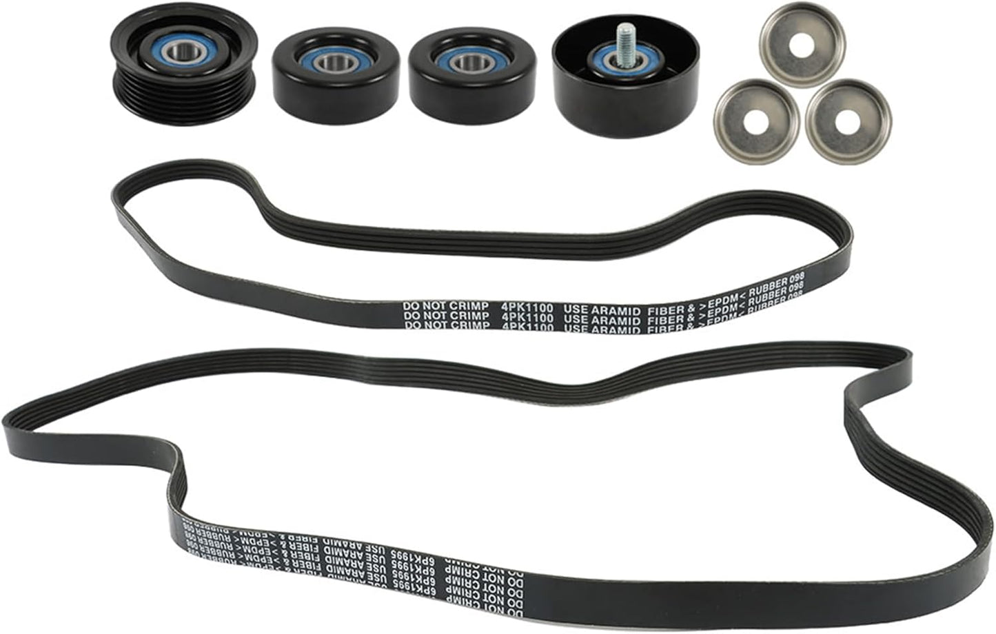 Drive Belts And Pulleys Replacement for Commodore VT VX VY VZ V8 LS1 LS2 GEN3 5.7L 6.0L