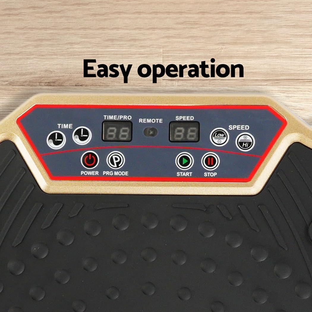 Vibration Machine,150-180kg Capacity,99 Speed Levels,Remote Control Full Body Fitness Vibrating Plate,Exercise Platform with Resistance Bands for Home Workout,Ideal for All Ages