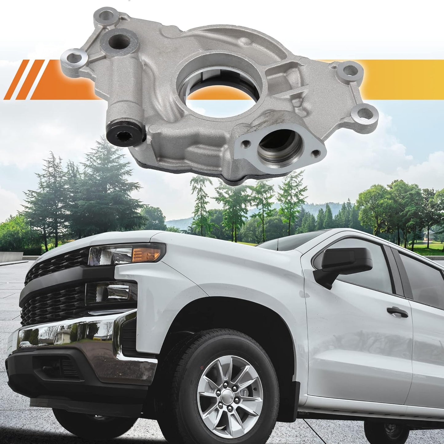 X AUTOHAUX Automotive High Volume Oil Pump Kit M295HV 12586665 for GMC for Chevrolet 10295 LS1 LS2 LS3 Pickup 4.8 5.7 6.0L