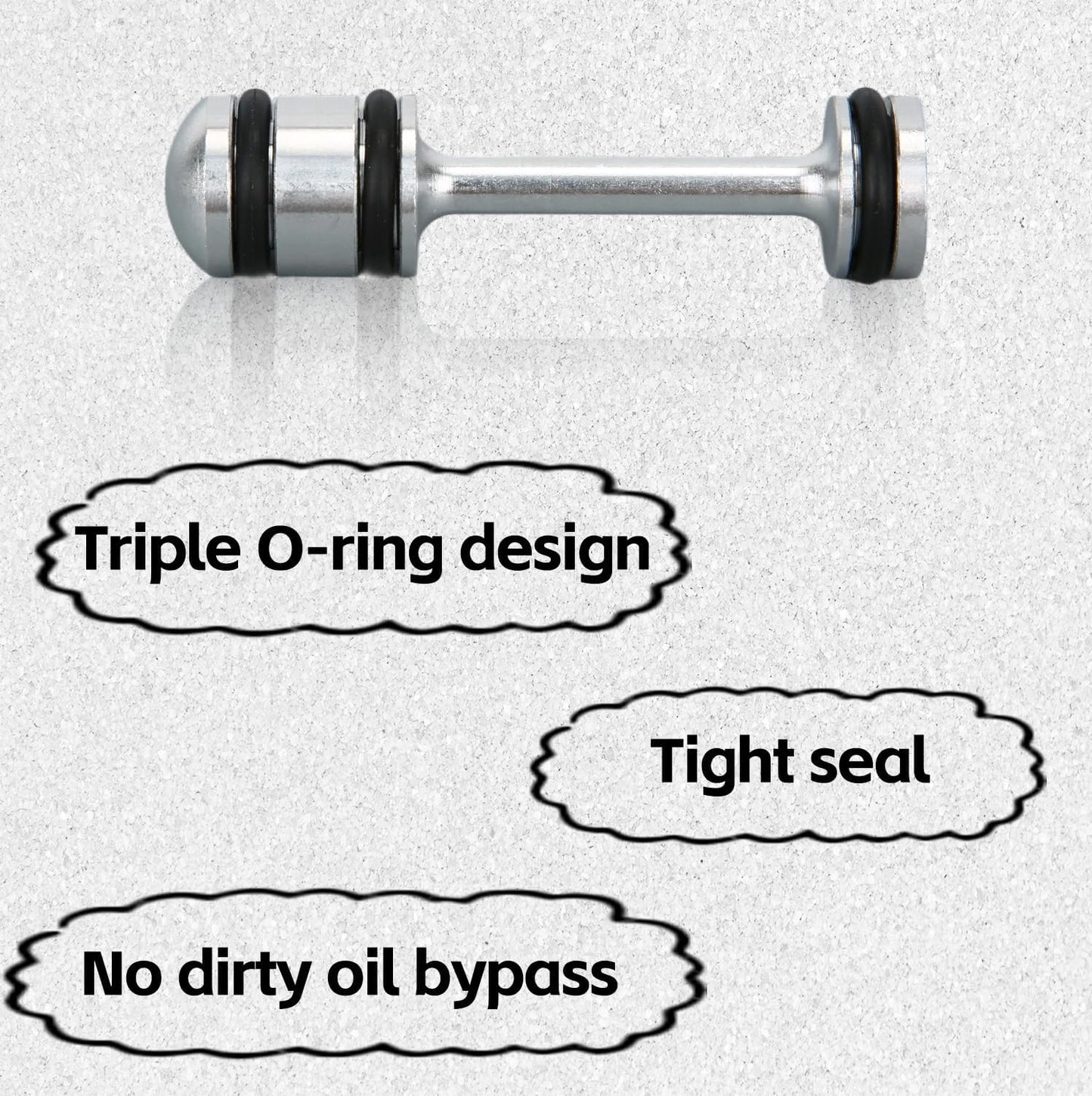 Aluminum Alloy Oil Diverter, LS Barbell Durable LS Billet Rear Galley Plug Parts for Gen III Gen IV LS1 LS3 LS2 LQ4 LQ9 LS6 L92 L99 L33 4.8L 5.3L 5.7L 6.0L 6.2L