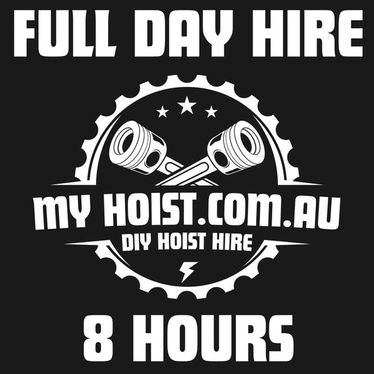 DIY car workshop hoist hire - Full Day