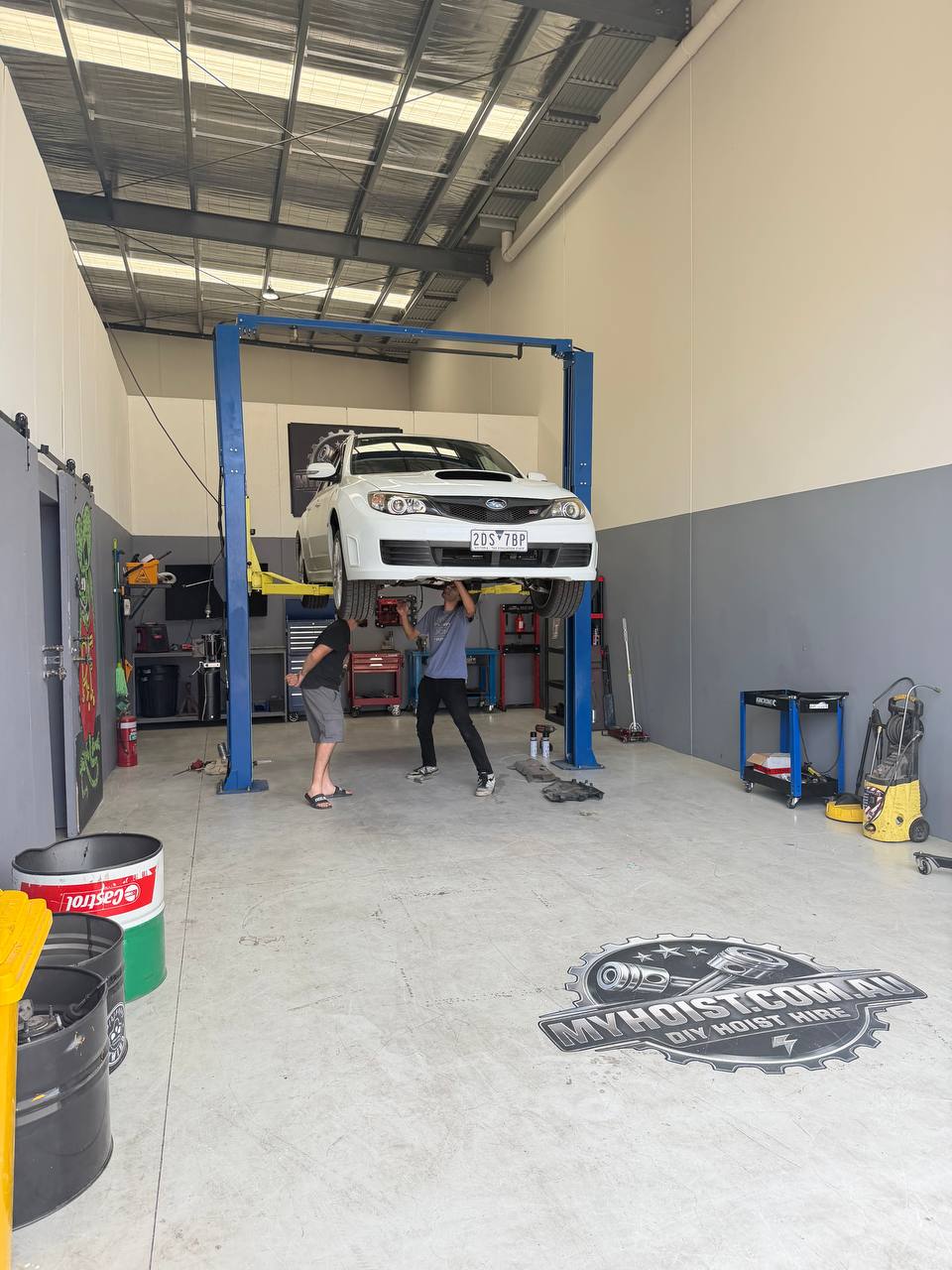 AFTER HOURS 6PM to 10PM DIY Car Workshop Hoist Half Day